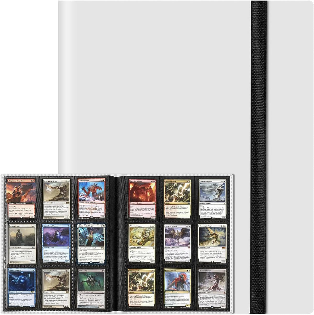 9-Pocket Trading Card Games Binder - 360 Pockets - White