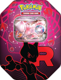 Pokémon Trading Card Game packaging with a pink and black design featuring a Pokémon card.