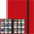 9-Pocket Trading Card Games Binder - 360 Pockets - Red