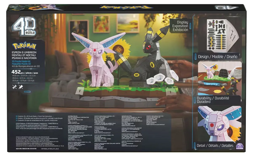 4D Build: Pokémon Espeon & Umbreon 3D Puzzle Model Kit