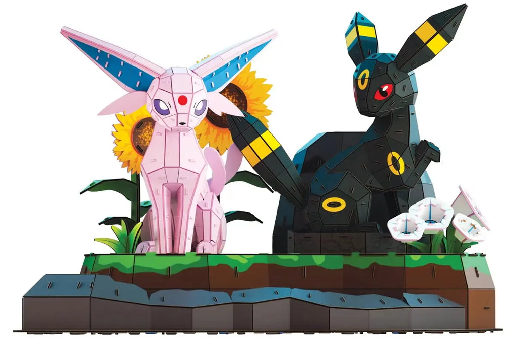 4D Build: Pokémon Espeon & Umbreon 3D Puzzle Model Kit