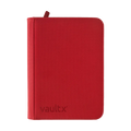 Vault X: 4-Pocket Zip Binder - Fire Red
