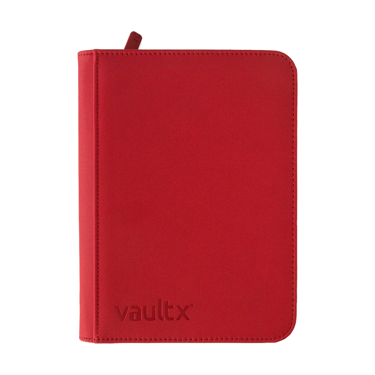 Vault X: 4-Pocket Zip Binder - Fire Red