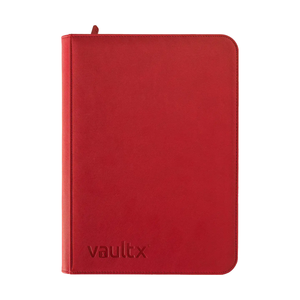 Vault X: 9-Pocket Zip Binder - Fire Red