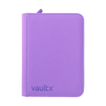 Vault X: 4-Pocket Zip Binder - Just Purple