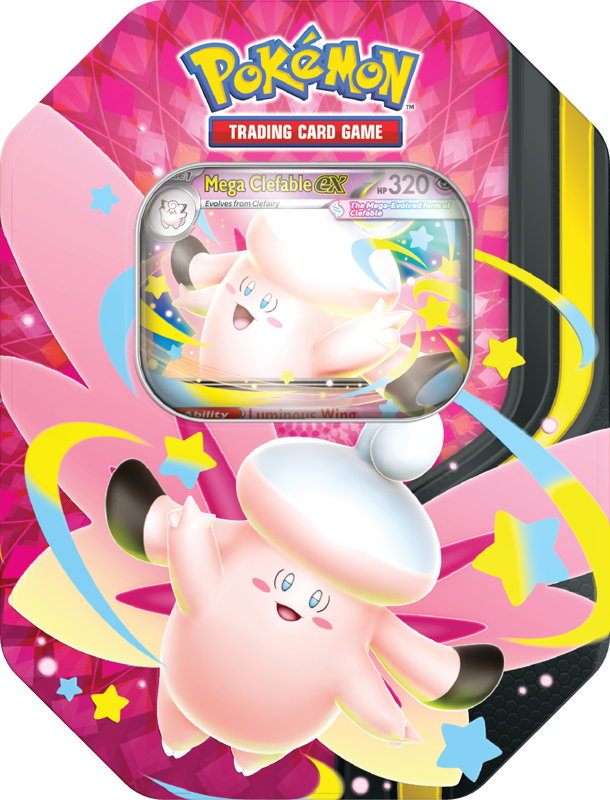 Pokémon: Mega Moonlit Gift Tin - Mega Clefable