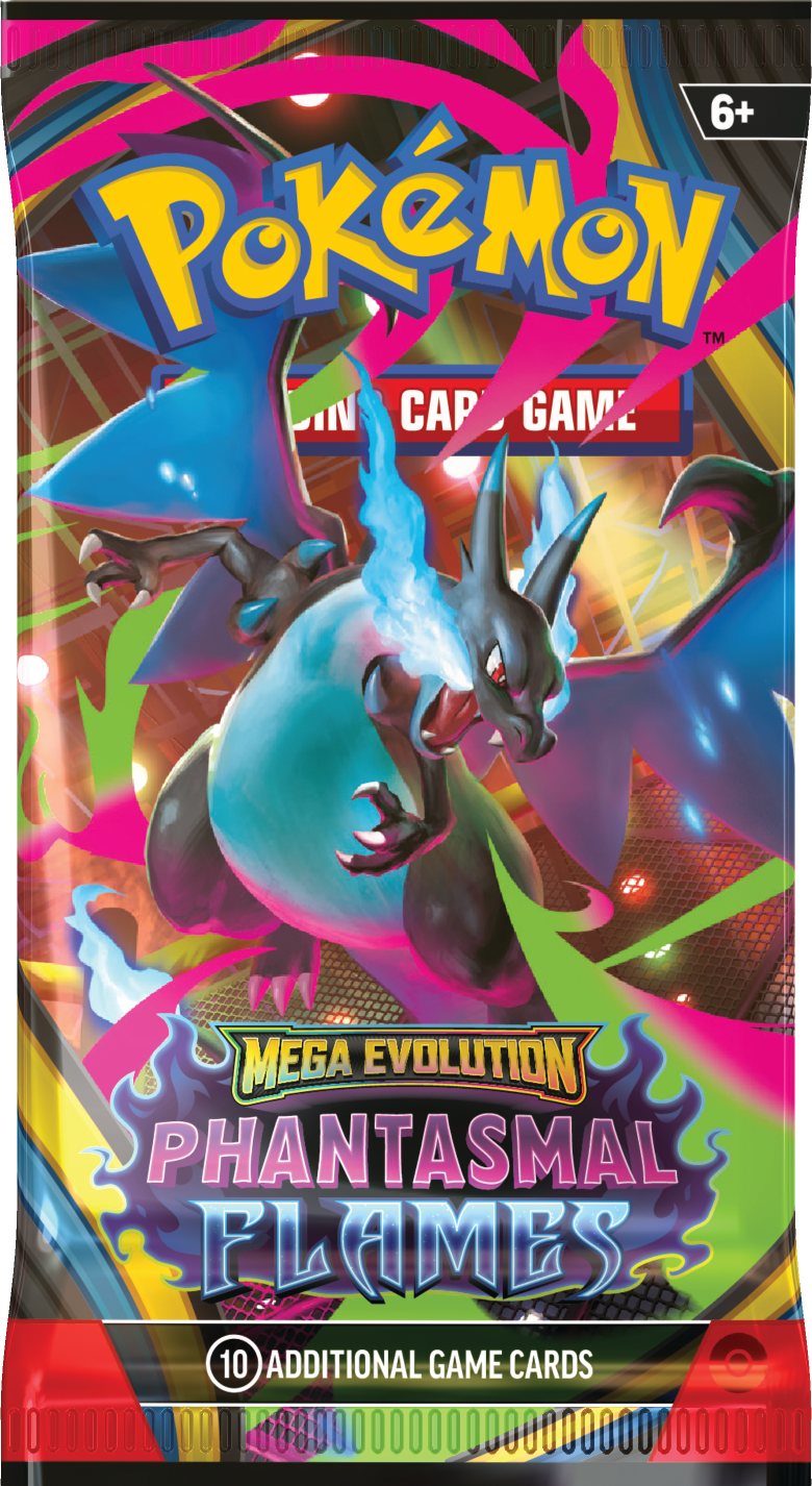 Pokémon Mega Evolution: Phantasmal Flames - Booster Pack
